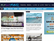 Tablet Screenshot of flyeattravel.com